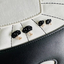 Load image into Gallery viewer, Black Mushroom Earrings (Studs + Dangles)