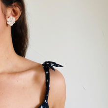 Load image into Gallery viewer, Crystal Flower Earrings (Studs + Dangles)