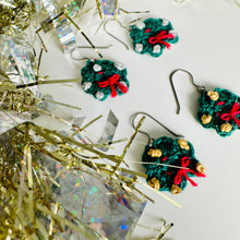 Load image into Gallery viewer, Wreath Dangle Earrings
