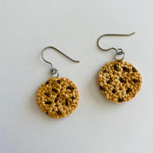 Load image into Gallery viewer, Chocolate Chip Cookie Earrings (Studs + Dangles)