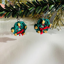 Load image into Gallery viewer, Wreath Dangle Earrings