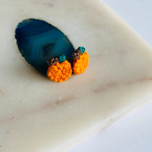 Load image into Gallery viewer, Oranges/Pumpkin Stud Earrings