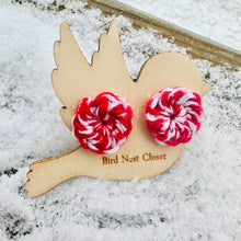 Load image into Gallery viewer, Peppermint Candy Earrings (Studs + Dangles)