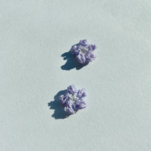 Load image into Gallery viewer, Tiny Pearlescent Flower Studs