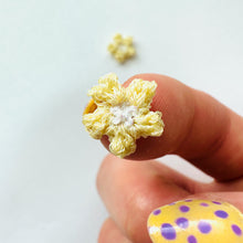 Load image into Gallery viewer, Yellow Tiny Pearlescent Flower