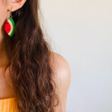 Load image into Gallery viewer, Watermelon Dangle Earrings