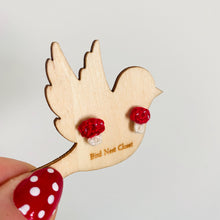 Load image into Gallery viewer, Mushroom Stud Earrings