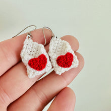 Load image into Gallery viewer, Open Heart Letter Dangles