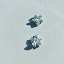 Load image into Gallery viewer, Tiny Pearlescent Flower Studs