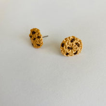 Load image into Gallery viewer, Chocolate Chip Cookie Earrings (Studs + Dangles)