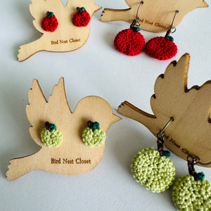 Apple Earrings (Studs + Dangles)