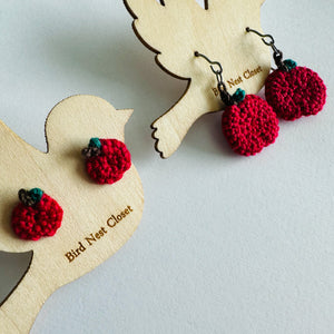 Apple Earrings (Studs + Dangles)