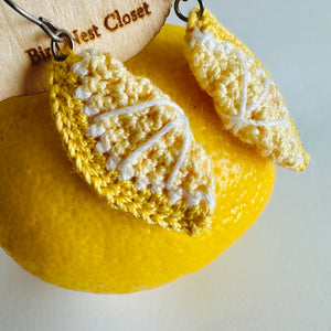 Lemon Earrings (Studs + Dangles)