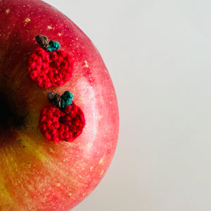 Apple Earrings (Studs + Dangles)