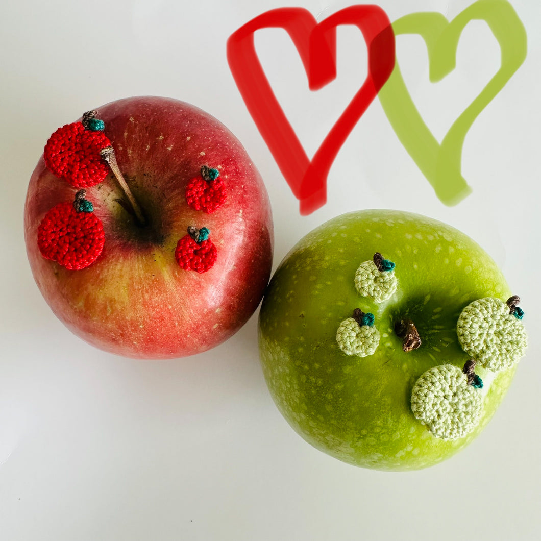 Apple Earrings (Studs + Dangles)