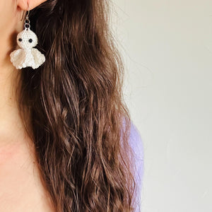 Ghost Earrings (Studs + Dangles)