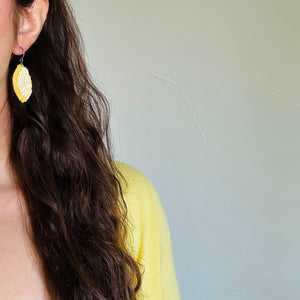 Lemon Earrings (Studs + Dangles)