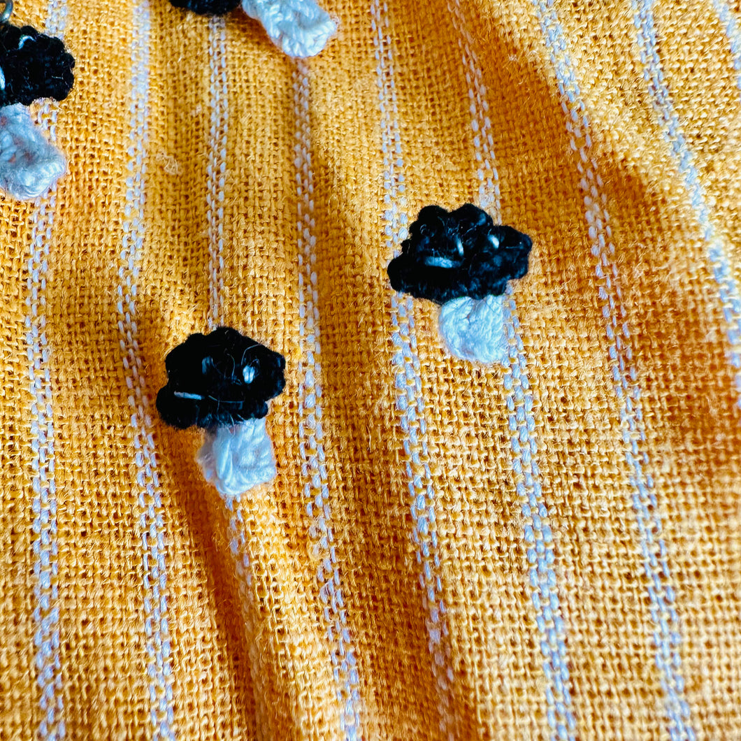 Black Mushroom Earrings (Studs + Dangles)