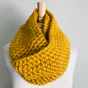 Yellow Infinity Scarf