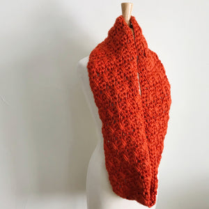 Orange Infinity Scarf