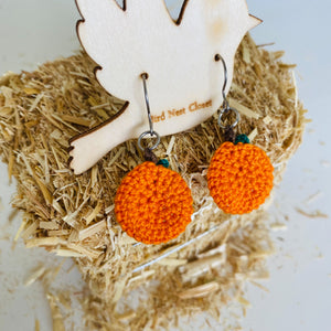 Oranges/Pumpkin Dangle Earrings