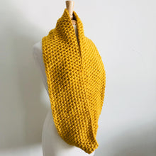 Load image into Gallery viewer, Yellow Infinity Scarf
