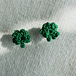 Four-Leaf Clover Studs