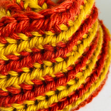 Load image into Gallery viewer, Yellow &amp; Orange Infinity Scarf
