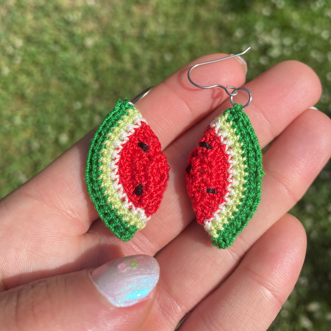 Watermelon Dangle Earrings