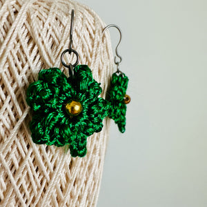 Four-Leaf Clover Dangles