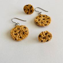 Load image into Gallery viewer, Chocolate Chip Cookie Earrings (Studs + Dangles)
