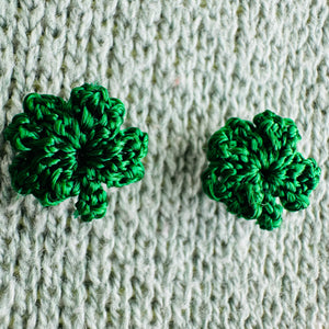 Four-Leaf Clover Studs