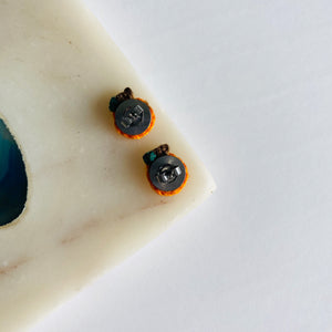 Oranges/Pumpkin Stud Earrings