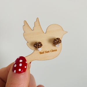 Mushroom Stud Earrings