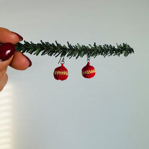 Ornament Balls Dangle Earrings