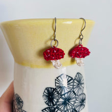 Load image into Gallery viewer, Mushroom Dangle Earrings
