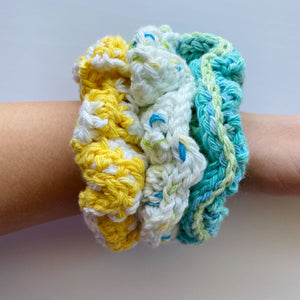 Cotton Hair Scrunchies (Set of 3)