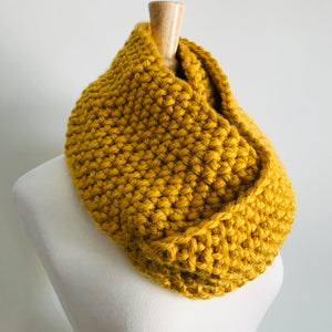 Yellow Infinity Scarf