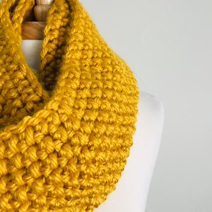 Yellow Infinity Scarf