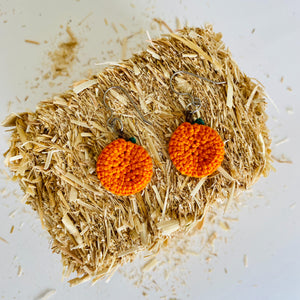 Oranges/Pumpkin Dangle Earrings