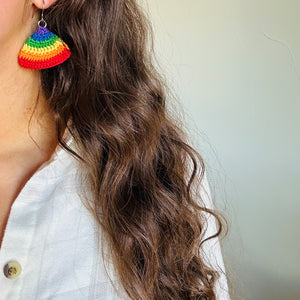 Rainbow Dangle Earrings