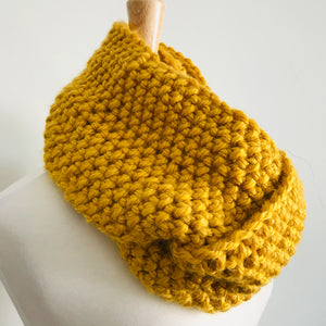 Yellow Infinity Scarf