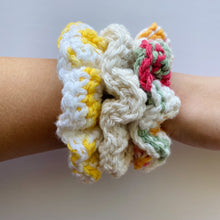 Load image into Gallery viewer, Cotton Hair Scrunchies (Set of 3)
