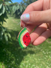 Load image into Gallery viewer, Watermelon Dangle Earrings
